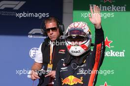 Pole for Max Verstappen (NLD) Red Bull Racing RB15. 16.11.2019. Formula 1 World Championship, Rd 20, Brazilian Grand Prix, Sao Paulo, Brazil, Qualifying Day.