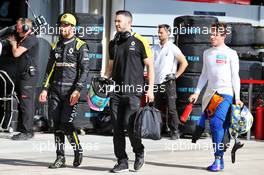 Daniel Ricciardo (AUS) Renault F1 Team and Lando Norris (GBR) McLaren. 16.11.2019. Formula 1 World Championship, Rd 20, Brazilian Grand Prix, Sao Paulo, Brazil, Qualifying Day.