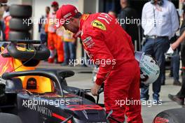 Sebastian Vettel (GER) Ferrari in qualifying parc ferme. 16.11.2019. Formula 1 World Championship, Rd 20, Brazilian Grand Prix, Sao Paulo, Brazil, Qualifying Day.