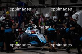 Robert Kubica (POL) Williams Racing FW42 practices a pit stop. 16.11.2019. Formula 1 World Championship, Rd 20, Brazilian Grand Prix, Sao Paulo, Brazil, Qualifying Day.
