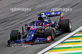 Daniil Kvyat (RUS) Scuderia Toro Rosso STR14. 16.11.2019. Formula 1 World Championship, Rd 20, Brazilian Grand Prix, Sao Paulo, Brazil, Qualifying Day.