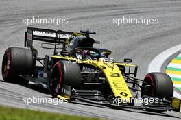 Daniel Ricciardo (AUS) Renault F1 Team RS19. 16.11.2019. Formula 1 World Championship, Rd 20, Brazilian Grand Prix, Sao Paulo, Brazil, Qualifying Day.