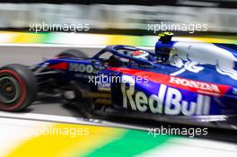 Pierre Gasly (FRA) Scuderia Toro Rosso STR14. 16.11.2019. Formula 1 World Championship, Rd 20, Brazilian Grand Prix, Sao Paulo, Brazil, Qualifying Day.