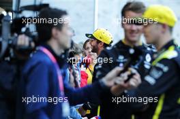 Daniel Ricciardo (AUS) Renault F1 Team with the media. 16.11.2019. Formula 1 World Championship, Rd 20, Brazilian Grand Prix, Sao Paulo, Brazil, Qualifying Day.