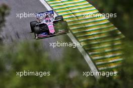Sergio Perez (MEX) Racing Point F1 Team RP19. 16.11.2019. Formula 1 World Championship, Rd 20, Brazilian Grand Prix, Sao Paulo, Brazil, Qualifying Day.