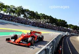 Sebastian Vettel (GER) Ferrari SF90. 16.11.2019. Formula 1 World Championship, Rd 20, Brazilian Grand Prix, Sao Paulo, Brazil, Qualifying Day.