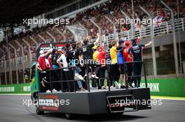 Drivers parade 17.11.2019. Formula 1 World Championship, Rd 20, Brazilian Grand Prix, Sao Paulo, Brazil, Race Day.