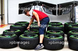 Alfa Romeo Racing - Pirelli tyres. 14.11.2019. Formula 1 World Championship, Rd 20, Brazilian Grand Prix, Sao Paulo, Brazil, Preparation Day.