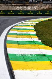 Circuit atmosphere - kerb detail. 14.11.2019. Formula 1 World Championship, Rd 20, Brazilian Grand Prix, Sao Paulo, Brazil, Preparation Day.