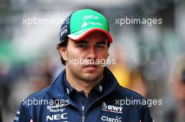 Sergio Perez (MEX) Racing Point F1 Team. 14.11.2019. Formula 1 World Championship, Rd 20, Brazilian Grand Prix, Sao Paulo, Brazil, Preparation Day.