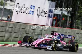 Sergio Perez (MEX) Racing Point F1 Team RP19. 07.06.2019. Formula 1 World Championship, Rd 5, Spanish Grand Prix, Barcelona, Spain, Practice Day.