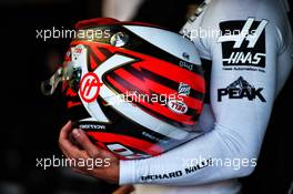 The helmet of Kevin Magnussen (DEN) Haas F1 Team. 07.06.2019. Formula 1 World Championship, Rd 5, Spanish Grand Prix, Barcelona, Spain, Practice Day.