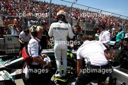 Lewis Hamilton (GBR) Mercedes AMG F1 W10 on the grid. 09.06.2019. Formula 1 World Championship, Rd 7, Canadian Grand Prix, Montreal, Canada, Race Day.