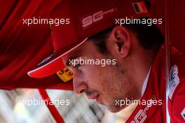 Charles Leclerc (MON) Ferrari on the grid. 09.06.2019. Formula 1 World Championship, Rd 7, Canadian Grand Prix, Montreal, Canada, Race Day.