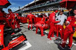 Sebastian Vettel (GER) Ferrari on the grid. 09.06.2019. Formula 1 World Championship, Rd 7, Canadian Grand Prix, Montreal, Canada, Race Day.