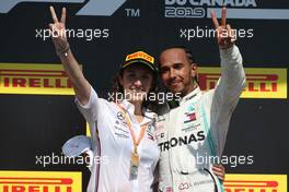 Marga Torres Diez, Mercedes power unit engineer with Lewis Hamilton (GBR) Mercedes AMG F1 W10. 09.06.2019. Formula 1 World Championship, Rd 7, Canadian Grand Prix, Montreal, Canada, Race Day.