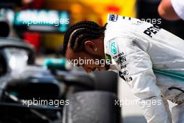 Race winner Lewis Hamilton (GBR) Mercedes AMG F1 W10 in parc ferme. 09.06.2019. Formula 1 World Championship, Rd 7, Canadian Grand Prix, Montreal, Canada, Race Day.
