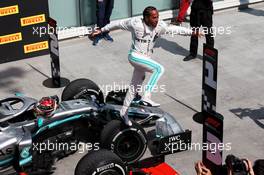 Race winner Lewis Hamilton (GBR) Mercedes AMG F1 W10 celebrates in parc ferme. 09.06.2019. Formula 1 World Championship, Rd 7, Canadian Grand Prix, Montreal, Canada, Race Day.