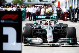 Race winner Lewis Hamilton (GBR) Mercedes AMG F1 W10 celebrates in parc ferme. 09.06.2019. Formula 1 World Championship, Rd 7, Canadian Grand Prix, Montreal, Canada, Race Day.