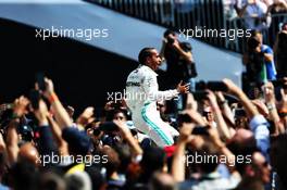 Race winner Lewis Hamilton (GBR) Mercedes AMG F1 celebrates in parc ferme. 09.06.2019. Formula 1 World Championship, Rd 7, Canadian Grand Prix, Montreal, Canada, Race Day.