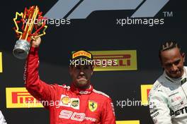1st place Lewis Hamilton (GBR) Mercedes AMG F1 W10 with 2nd place Sebastian Vettel (GER) Ferrari SF90. 09.06.2019. Formula 1 World Championship, Rd 7, Canadian Grand Prix, Montreal, Canada, Race Day.