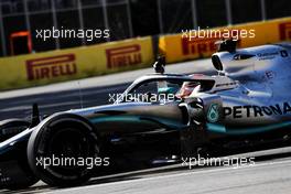 Race winner Lewis Hamilton (GBR) Mercedes AMG F1 W10 celebrates at the end of the race. 09.06.2019. Formula 1 World Championship, Rd 7, Canadian Grand Prix, Montreal, Canada, Race Day.