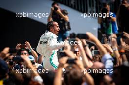 Race winner Lewis Hamilton (GBR) Mercedes AMG F1 celebrates in parc ferme. 09.06.2019. Formula 1 World Championship, Rd 7, Canadian Grand Prix, Montreal, Canada, Race Day.