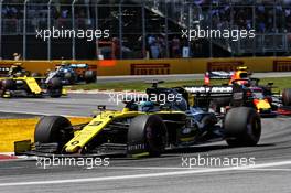 Daniel Ricciardo (AUS) Renault F1 Team RS19. 09.06.2019. Formula 1 World Championship, Rd 7, Canadian Grand Prix, Montreal, Canada, Race Day.