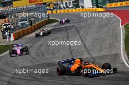 Carlos Sainz Jr (ESP) McLaren MCL34. 09.06.2019. Formula 1 World Championship, Rd 7, Canadian Grand Prix, Montreal, Canada, Race Day.