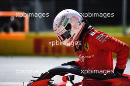 Sebastian Vettel (GER) Ferrari SF90 in qualifying parc ferme. 08.06.2019. Formula 1 World Championship, Rd 7, Canadian Grand Prix, Montreal, Canada, Qualifying Day.