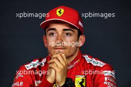 Charles Leclerc (MON) Ferrari in the post qualifying FIA Press Conference. 08.06.2019. Formula 1 World Championship, Rd 7, Canadian Grand Prix, Montreal, Canada, Qualifying Day.