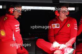 (L to R): Laurent Mekies (FRA) Ferrari Sporting Director with Mattia Binotto (ITA) Ferrari Chief Technical Officer.