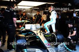 Lewis Hamilton (GBR) Mercedes AMG F1 W10.