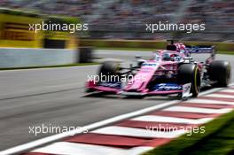 Sergio Perez (MEX) Racing Point F1 Team RP19. 08.06.2019. Formula 1 World Championship, Rd 7, Canadian Grand Prix, Montreal, Canada, Qualifying Day.