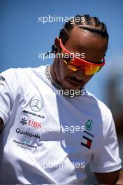 Lewis Hamilton (GBR) Mercedes AMG F1 on the drivers parade. 09.06.2019. Formula 1 World Championship, Rd 7, Canadian Grand Prix, Montreal, Canada, Race Day.