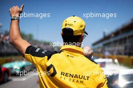 Daniel Ricciardo (AUS) Renault F1 Team on the drivers parade. 09.06.2019. Formula 1 World Championship, Rd 7, Canadian Grand Prix, Montreal, Canada, Race Day.