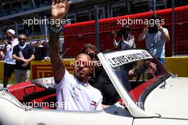Lewis Hamilton (GBR) Mercedes AMG F1 on the drivers parade. 09.06.2019. Formula 1 World Championship, Rd 7, Canadian Grand Prix, Montreal, Canada, Race Day.