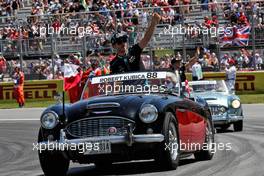 Robert Kubica (POL) Williams Racing on the drivers parade. 09.06.2019. Formula 1 World Championship, Rd 7, Canadian Grand Prix, Montreal, Canada, Race Day.