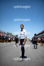 Jenson Button (GBR) Sky Sports F1 Presenter. 09.06.2019. Formula 1 World Championship, Rd 7, Canadian Grand Prix, Montreal, Canada, Race Day.