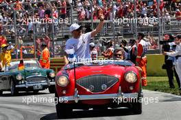 Valtteri Bottas (FIN) Mercedes AMG F1 on the drivers parade. 09.06.2019. Formula 1 World Championship, Rd 7, Canadian Grand Prix, Montreal, Canada, Race Day.