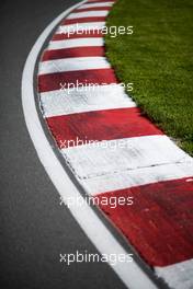 Circuit atmosphere - kerb detail. 06.06.2019. Formula 1 World Championship, Rd 7, Canadian Grand Prix, Montreal, Canada, Preparation Day.