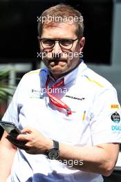Andreas Seidl, McLaren Managing Director. 06.06.2019. Formula 1 World Championship, Rd 7, Canadian Grand Prix, Montreal, Canada, Preparation Day.