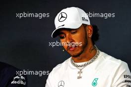 Lewis Hamilton (GBR) Mercedes AMG F1 in the FIA Press Conference. 06.06.2019. Formula 1 World Championship, Rd 7, Canadian Grand Prix, Montreal, Canada, Preparation Day.