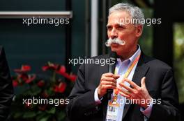 Chase Carey (USA) Formula One Group Chairman - official 1000th Grand Prix coin presentation for the most Grand Prix attended. 12.04.2019. Formula 1 World Championship, Rd 3, Chinese Grand Prix, Shanghai, China, Practice Day.
