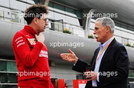 (L to R): Mattia Binotto (ITA) Ferrari Team Principal with Chase Carey (USA) Formula One Group Chairman. 12.04.2019. Formula 1 World Championship, Rd 3, Chinese Grand Prix, Shanghai, China, Practice Day.