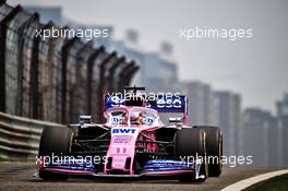 Sergio Perez (MEX) Racing Point F1 Team RP19. 12.04.2019. Formula 1 World Championship, Rd 3, Chinese Grand Prix, Shanghai, China, Practice Day.