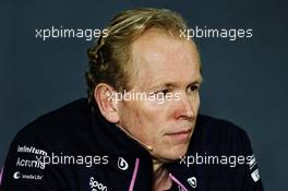 Andrew Green (GBR) Racing Point F1 Team Technical Director in the FIA Press Conference. 12.04.2019. Formula 1 World Championship, Rd 3, Chinese Grand Prix, Shanghai, China, Practice Day.