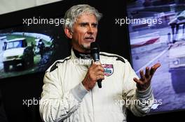 Damon Hill (GBR) Sky Sports Presenter - Unveiling of the 1000th F1 GP official design poster. 12.04.2019. Formula 1 World Championship, Rd 3, Chinese Grand Prix, Shanghai, China, Practice Day.