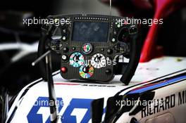 Alfa Romeo Racing C38 steering wheel. 12.04.2019. Formula 1 World Championship, Rd 3, Chinese Grand Prix, Shanghai, China, Practice Day.