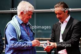 (L to R): Roger Benoit, Journalist with Marin Aleksov, Rosland Capital CEO - official 1000th Grand Prix coin presentation for the most Grand Prix attended. 12.04.2019. Formula 1 World Championship, Rd 3, Chinese Grand Prix, Shanghai, China, Practice Day.
